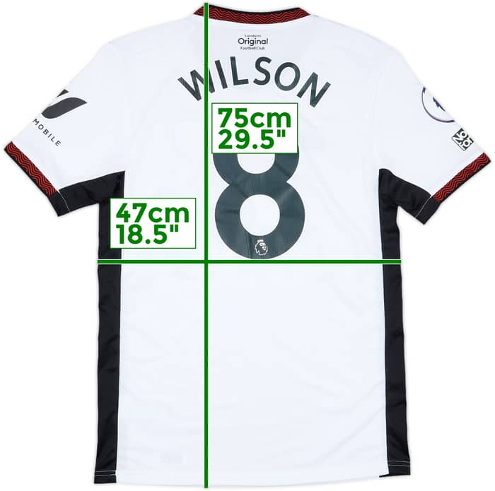 2022-23 Fulham Match Issue Home Shirt Wilson #8