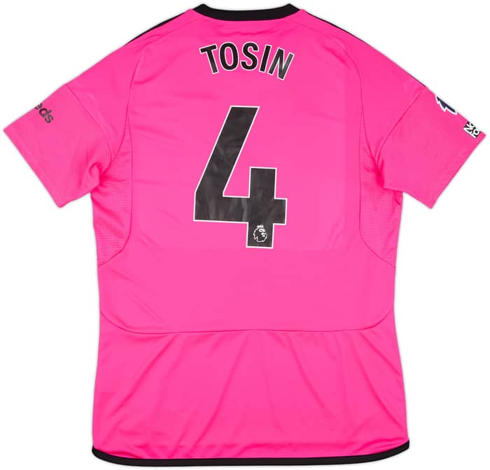 2023-24 Fulham Match Issue Away Shirt Tosin #4