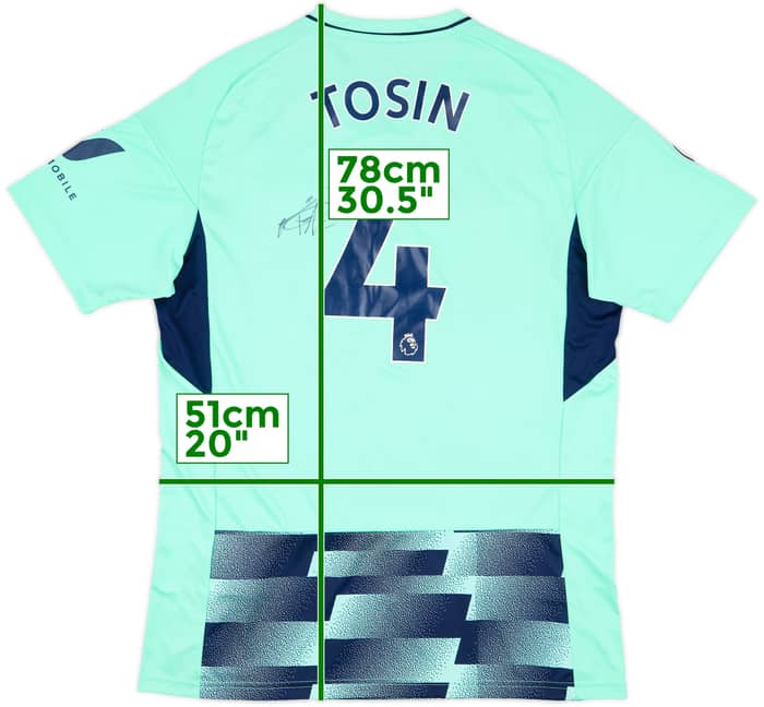 2022-23 Fulham Signed Away Shirt Tosin #4 (L)