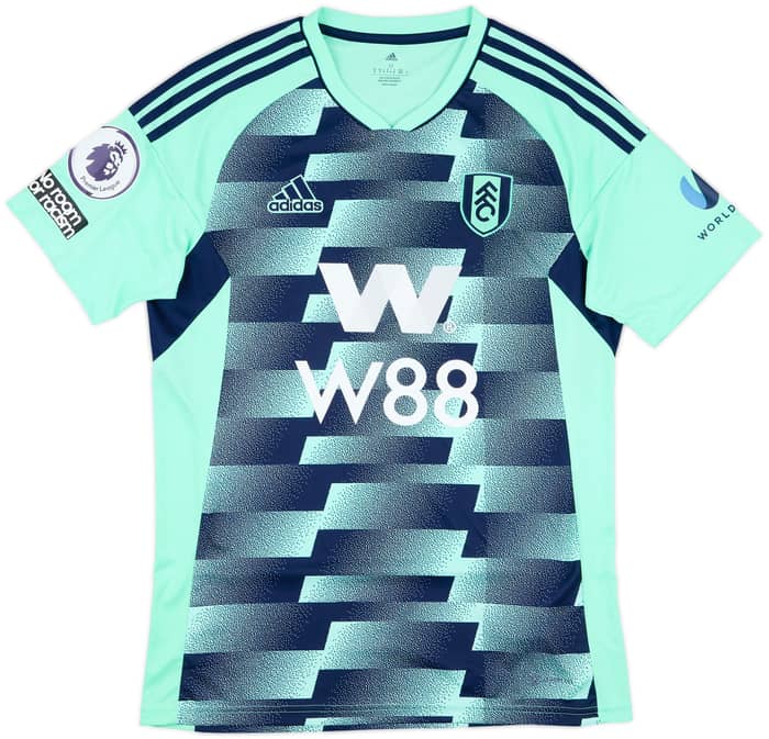 2022-23 Fulham Match Issue Away Shirt Mbabu #43