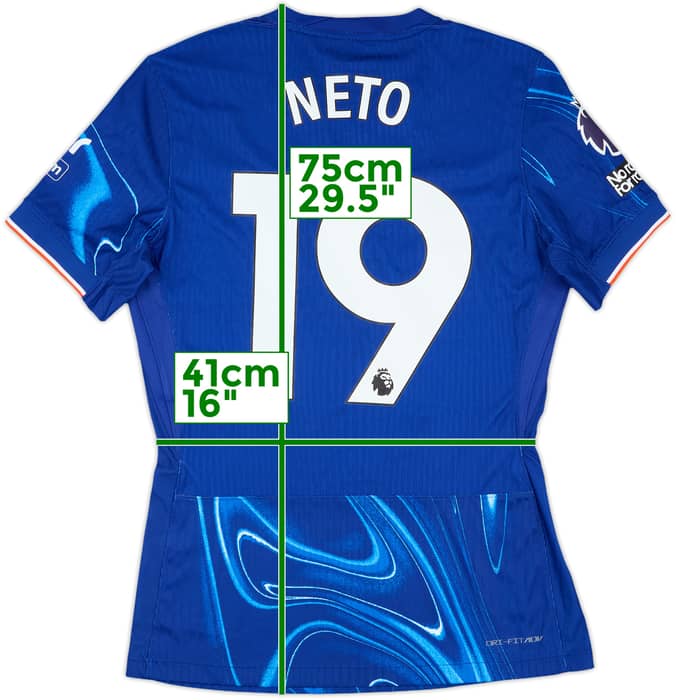 2024-25 Chelsea Match Issue Home Shirt Neto #19