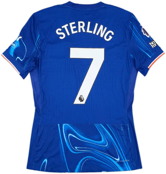 2024-25 Chelsea Match Issue Home Shirt Sterling #7