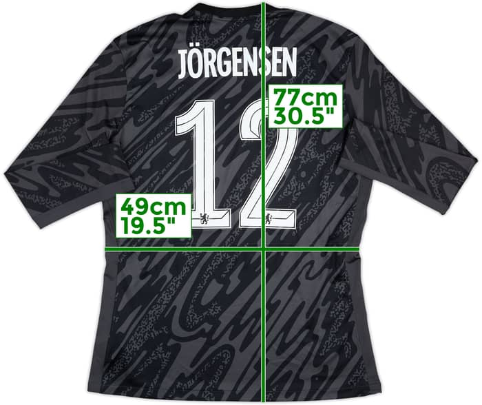 2024-25 Chelsea Match Issue GK Shirt Jorgensen #12