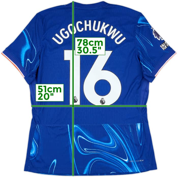 2024-25 Chelsea Player Issue Home Shirt Ugochukwu #16 - 9/10 - (XL)