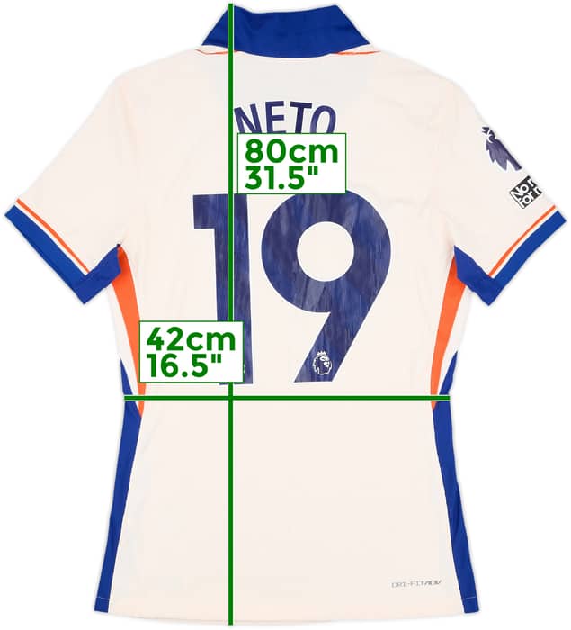 2024-25 Chelsea Player Issue Away Shirt Neto #19 - 9/10 - (M)