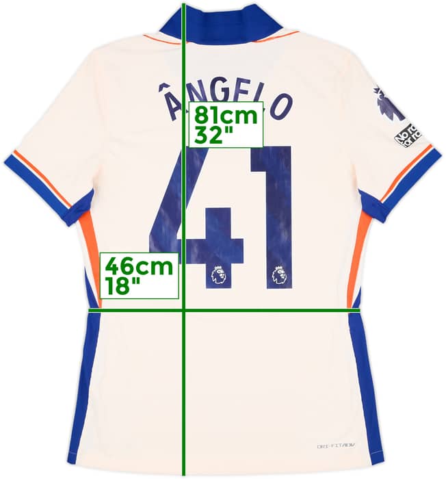 2024-25 Chelsea Player Issue Away Shirt Angelo #41 - 9/10 - (L)