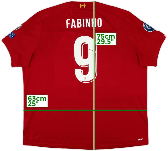 2019-20 Liverpool Home Shirt Fabinho #9 - 10/10 - (3XL)