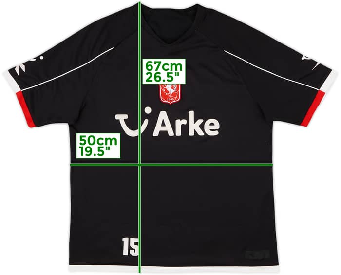 2010-11 FC Twente Diadora Player Issue Training Shirt #15 - 7/10 - (XL)