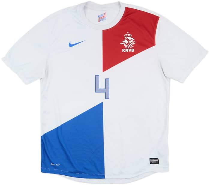 2013-14 Netherlands Away Shirt Martins Indi #4 - 5/10 - (L)