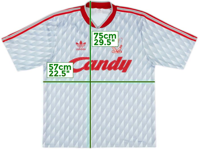 1989-91 Liverpool Away Shirt - 7/10 - (L)