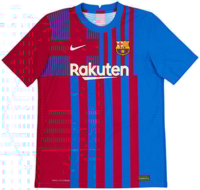 2021-22 Barcelona Authentic Home Shirt Pedri #16 - 8/10 - (XL.Boys)