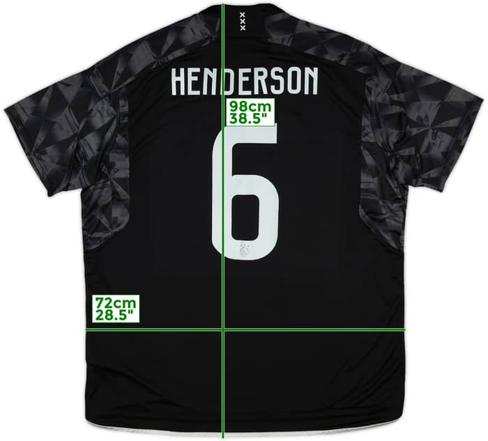 Camiseta de la tercera equipación del Ajax 2023-24 Henderson #6 - 10/10 - (XXL)