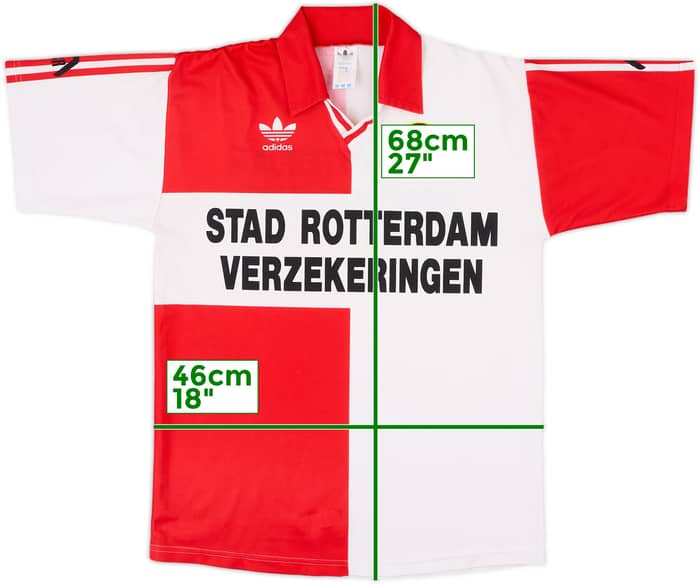 1992-94 Feyenoord Home Shirt - 7/10 - (L)