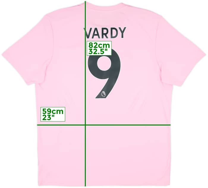 2019-20 Leicester Third Shirt Vardy #9 - 8/10 - (XL)