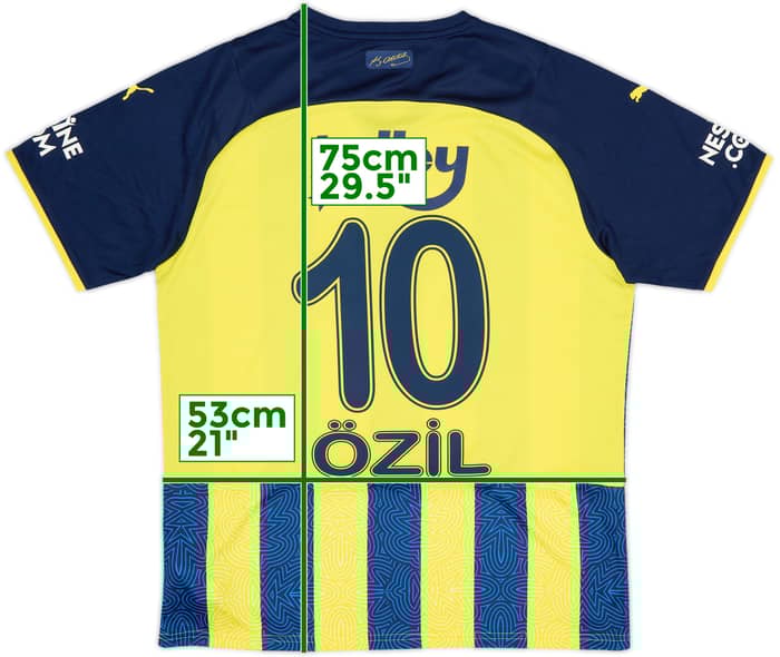 2021-22 Fenerbahce Home Shirt Ozil #10 - 8/10 - (L)