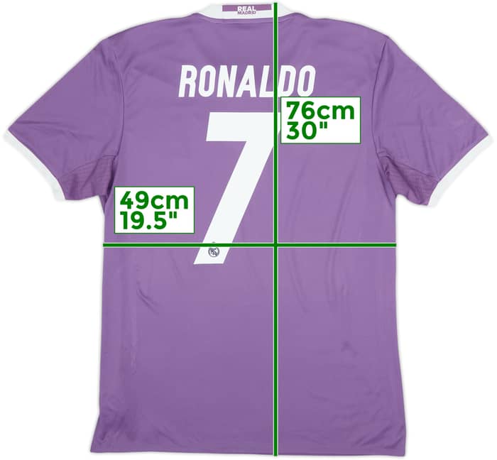 2016-17 Real Madrid Away Shirt Ronaldo #7 - 8/10 - (M)