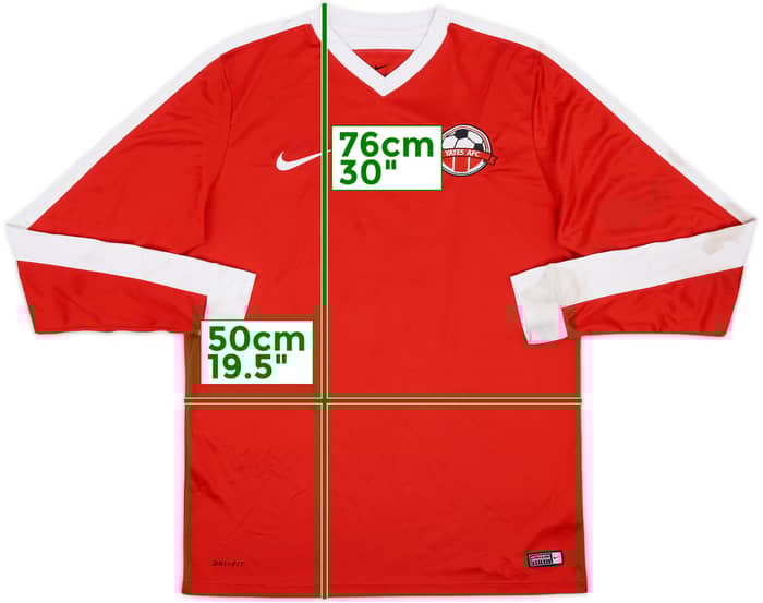 2016-17 Nike Template Training L/S Shirt (Yates AFC) #18 - 6/10 - (L)