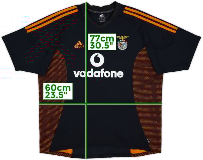 2002-03 Benfica Away Shirt - 8/10 - (XL)