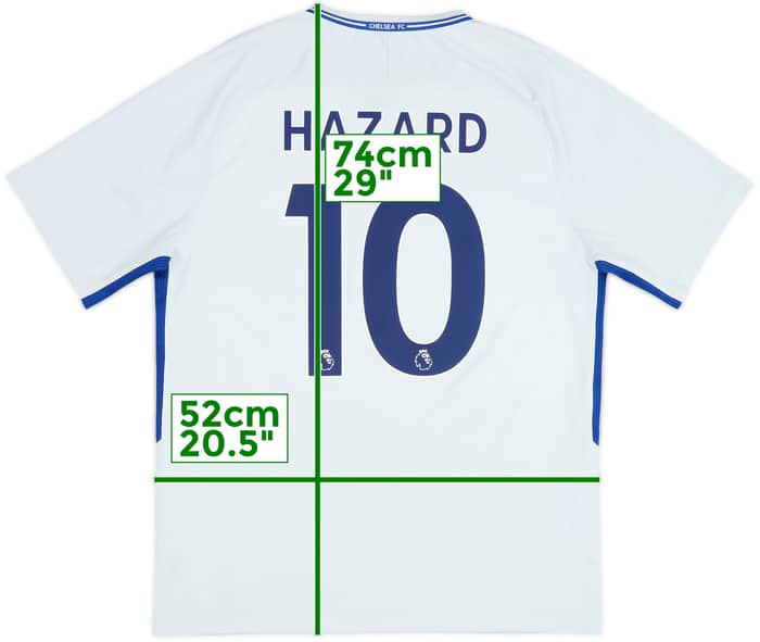 2017-18 Chelsea Away Shirt Hazard #10 - 6/10 - (L)
