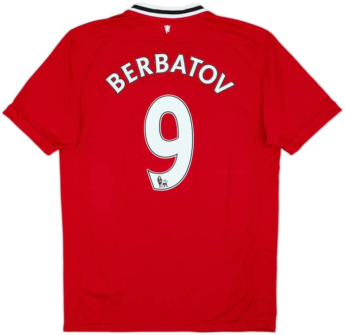 2011-12 Manchester United Home Shirt Berbatov #9 - 7/10 - (L)