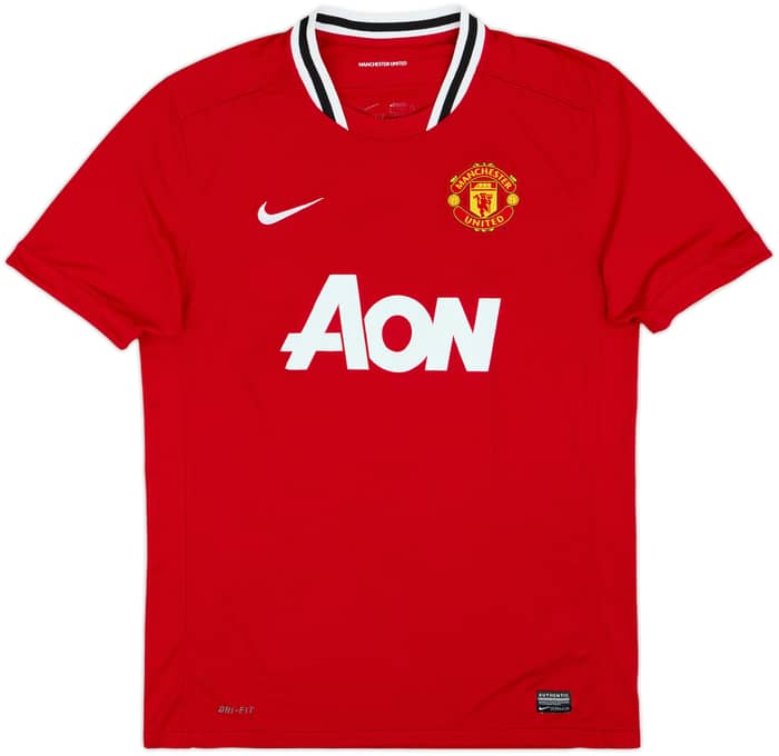 2011-12 Manchester United Home Shirt Berbatov #9 - 7/10 - (L)