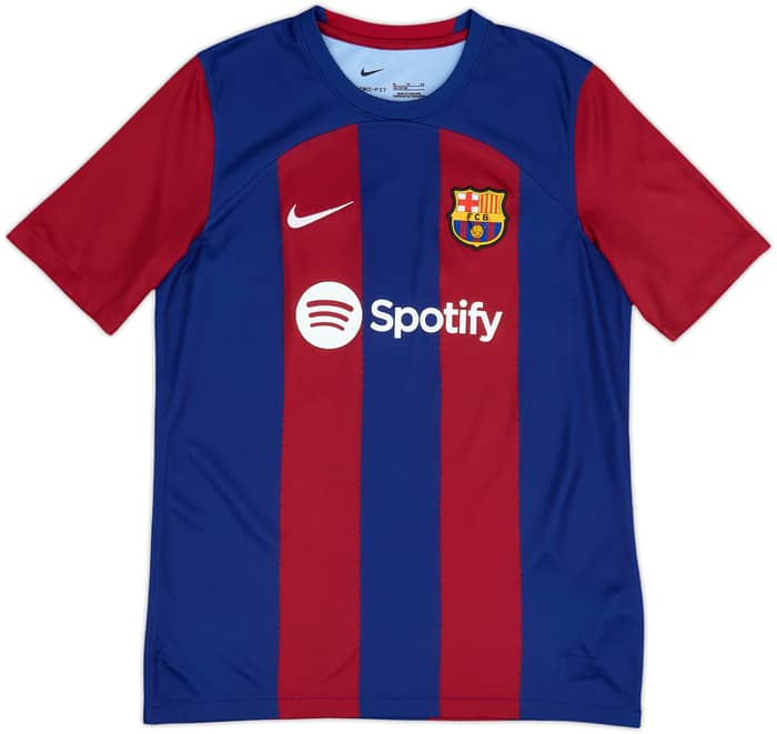 2023-24 Barcelona Home Shirt - 9/10 - (XL.Boys)