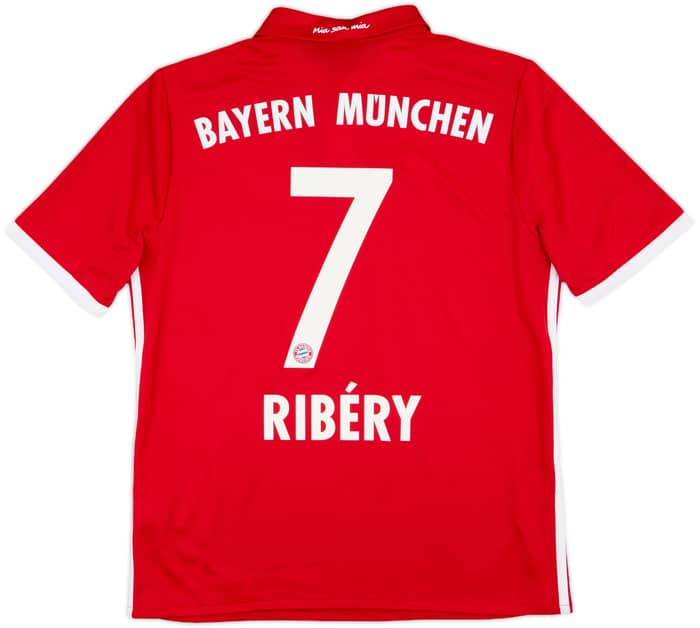 2016-17 Bayern Munich Home Shirt Ribery #7 - 7/10 - (XL.Boys)