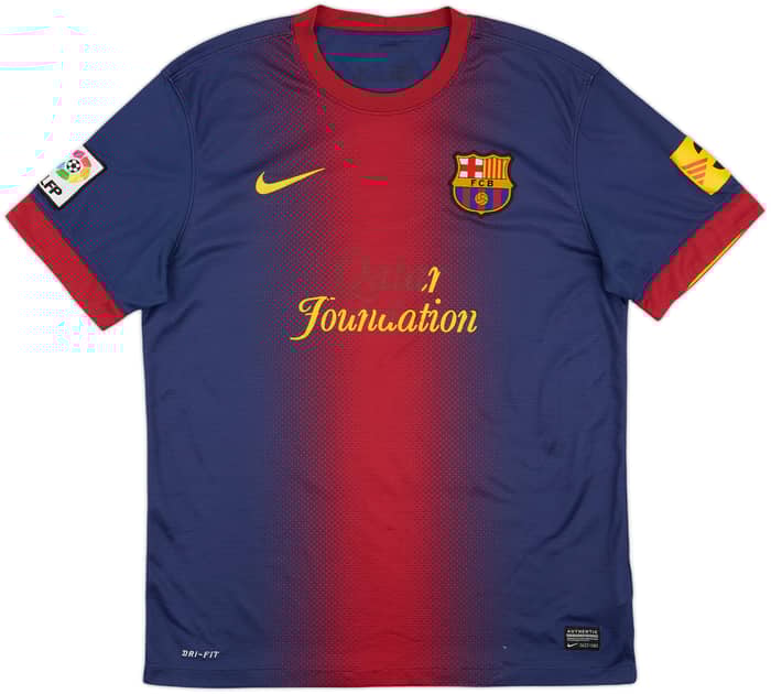 2012-13 Barcelona Home Shirt - 3/10 - (M)