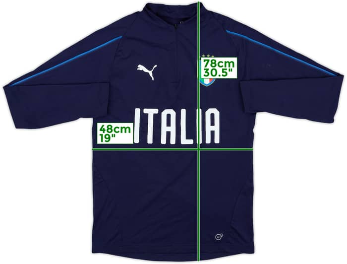 2018-20 Italy Puma 1/4 Zip Drill Top - 10/10 - (S)