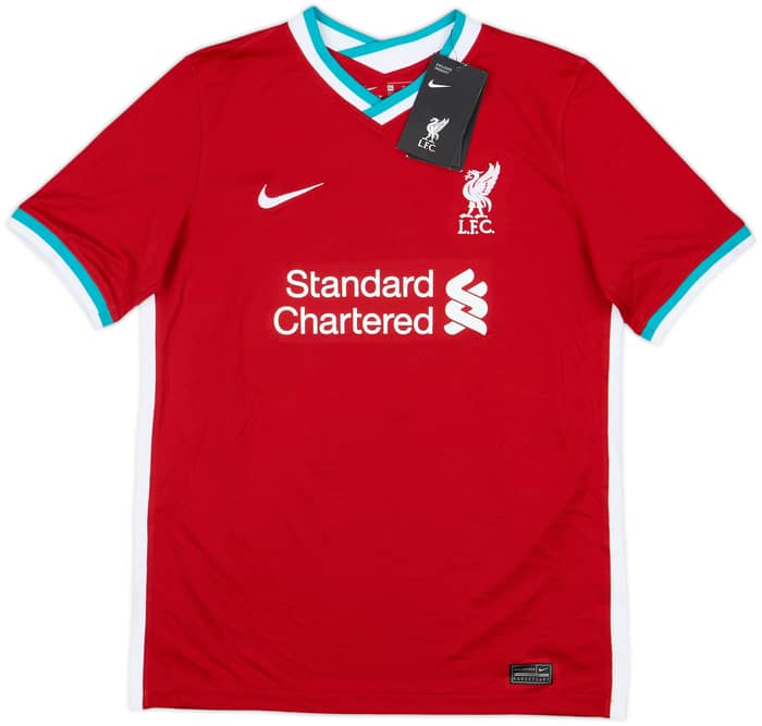 2020-21 Liverpool Home Shirt Virgil #4 (XL.Boys)