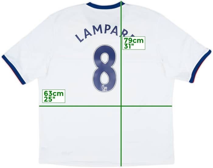2013-14 Chelsea Away Shirt Lampard #8 - 7/10 - (XXL)