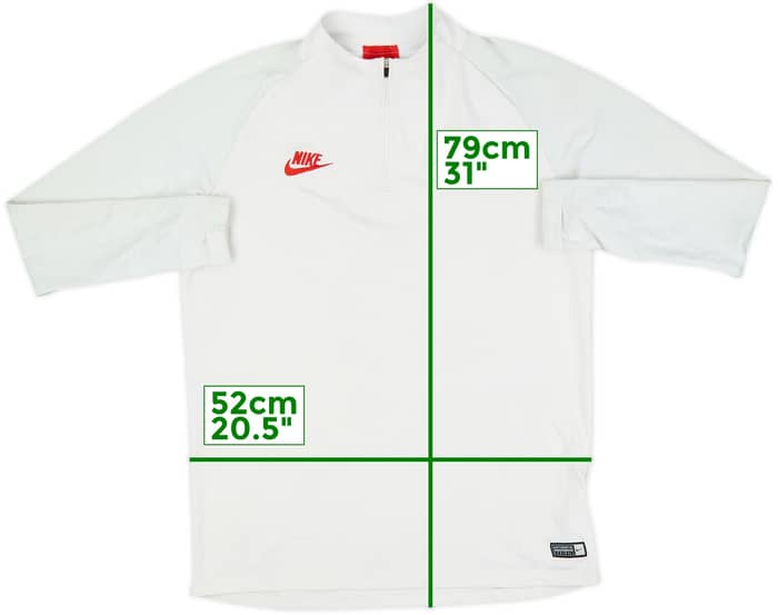 2019-20 Paris Saint-Germain Nike 1/4 Zip Drill Top - 4/10 - (L)