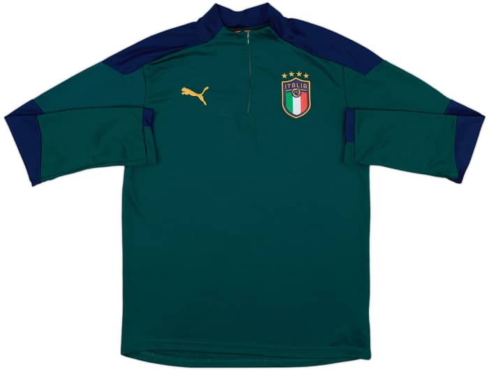 2020-21 Italy Puma 1/4 Zip Drill Top - 9/10 - (L)