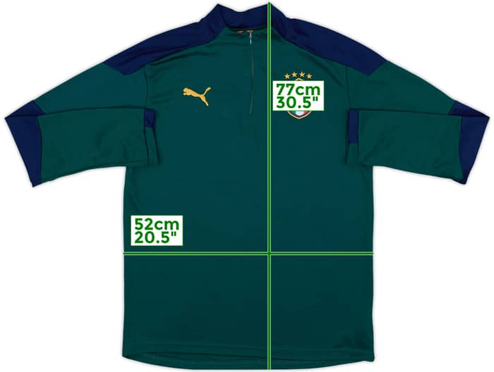 2020-21 Italy Puma 1/4 Zip Drill Top - 9/10 - (L)