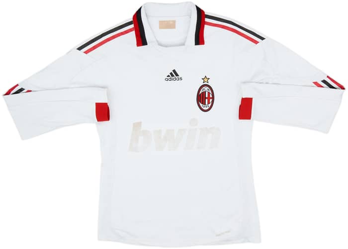 2009-10 AC Milan Player Issue Away L/S Shirt #14 - 4/10 - (S)
