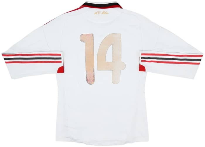 2009-10 AC Milan Player Issue Away L/S Shirt #14 - 4/10 - (S)
