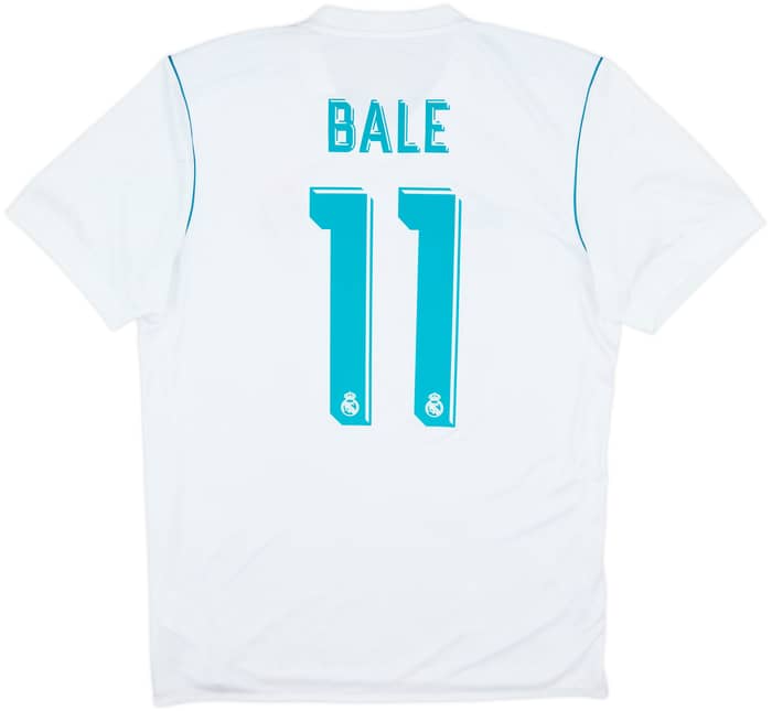 2017-18 Real Madrid Home Shirt Bale #11 - 7/10 - (M)