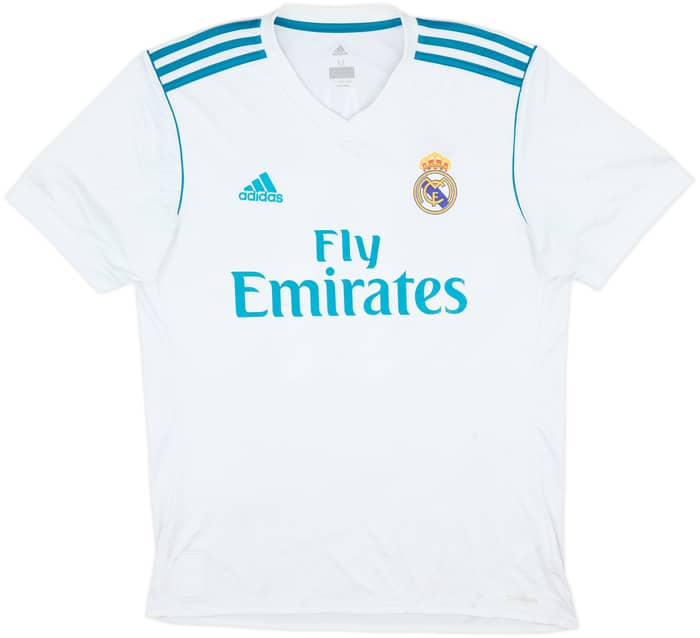 2017-18 Real Madrid Home Shirt Bale #11 - 7/10 - (M)