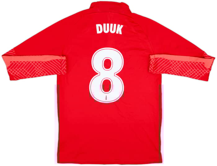 2022-23 Utrecht Nike 1/4 Zip Drill Top Duuk #8 - 8/10 - (M)