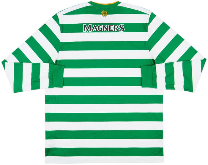 2020-21 Celtic Home L/S Shirt - 9/10 - (XL)