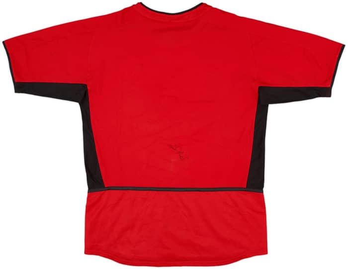 2002-04 Manchester United Signed Home Shirt - 5/10 - (Women's XL)