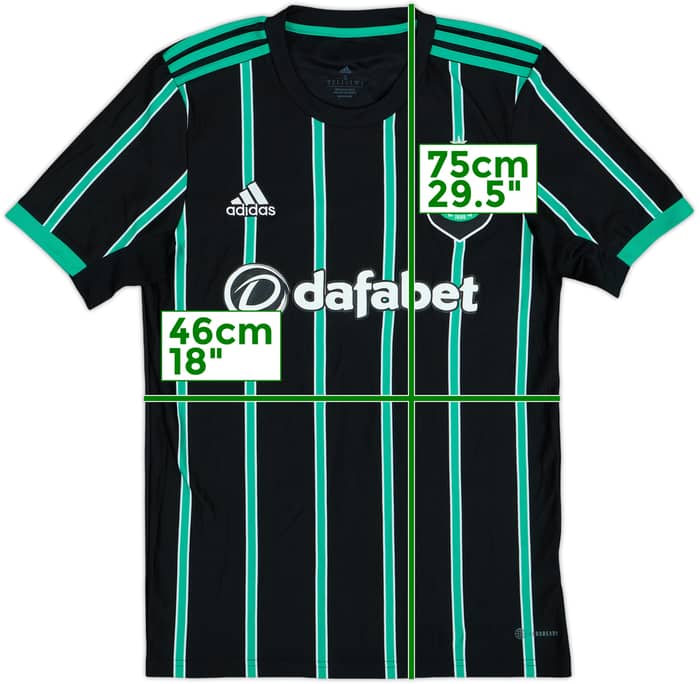 2022-23 Celtic Away Shirt - 8/10 - (M)