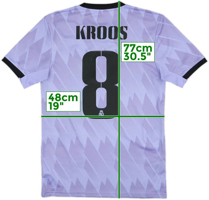2022-23 Real Madrid Away Shirt Kroos #8 - 7/10 - (S)