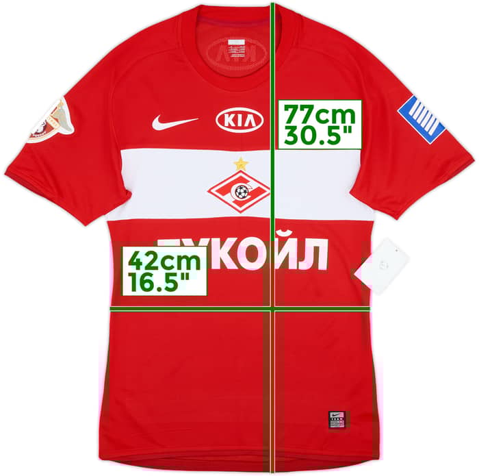 2009 Spartak Moscow Player Issue Home Shirt (M)