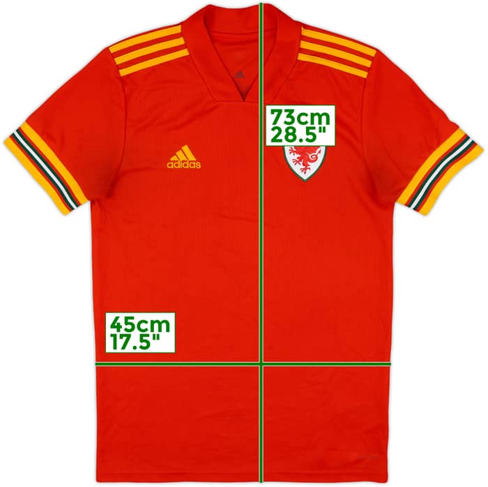 2020-21 Wales Home Shirt - 8/10 - (S)