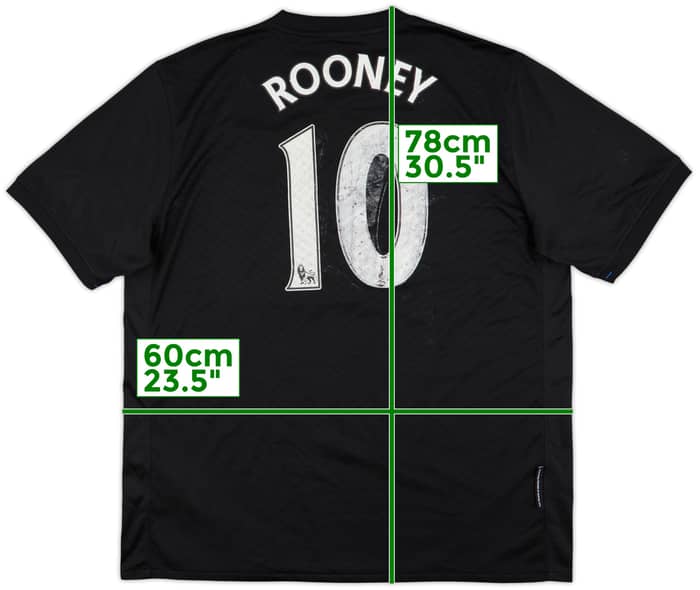 2009-10 Manchester United Away Shirt Rooney #10 - 5/10 - (XL)