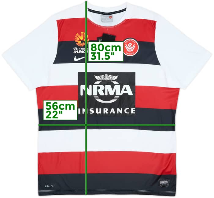 2013-14 Western Sydney Wanderers Nike Training Shirt (XL)