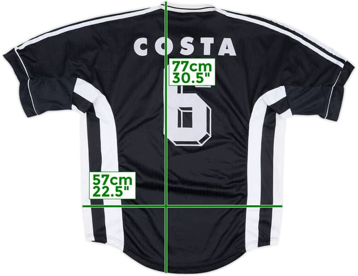 1998-99 Vitoria Guimaraes SC Match Issue UEFA Cup Away Shirt Costa #6