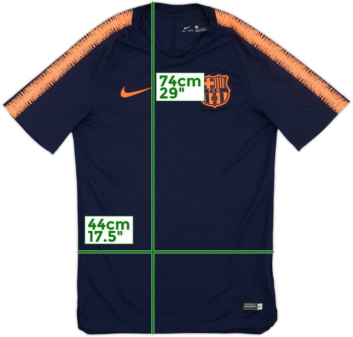 2018-19 Barcelona Nike Training Shirt - 10/10 - (S)