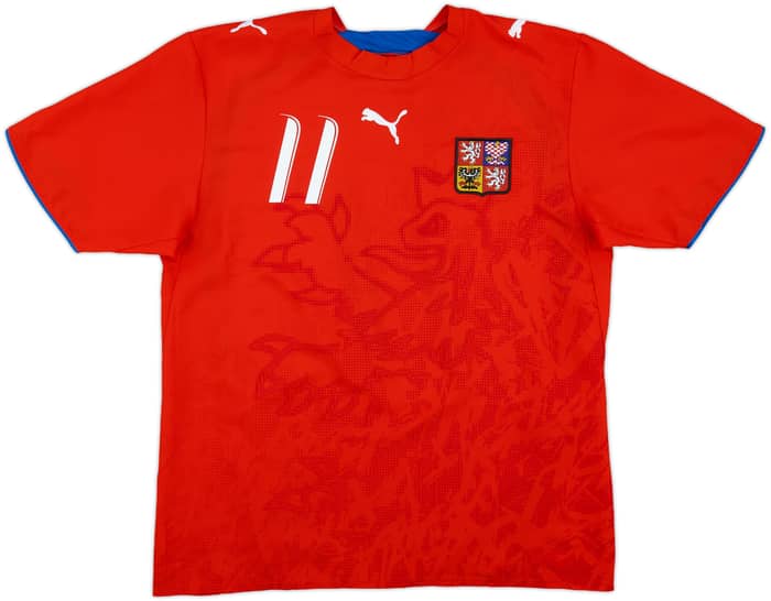 2006-08 Czech Republic Home Shirt Nedved #11 - 9/10 - (L)